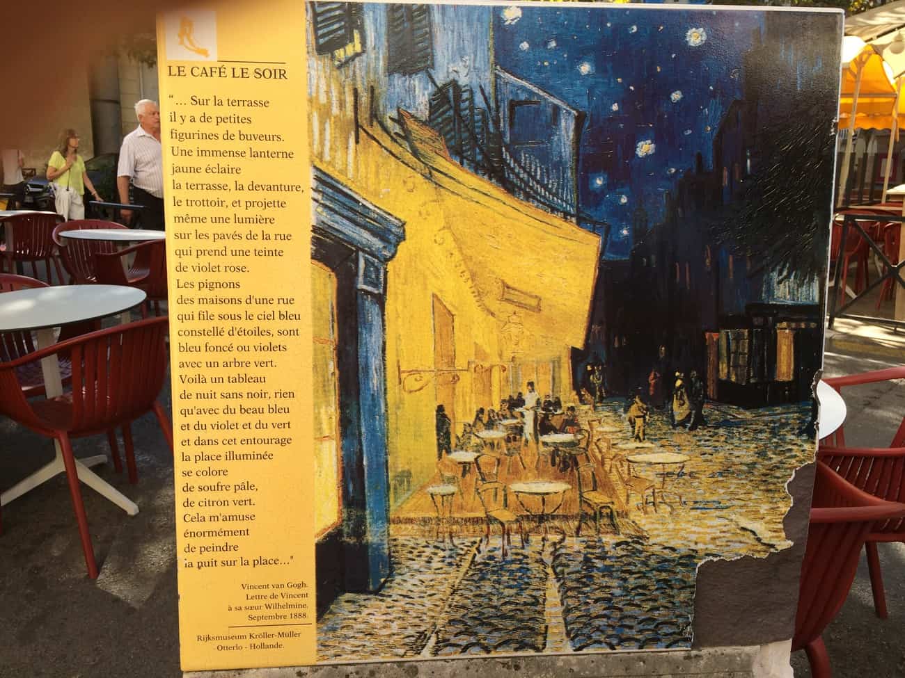 Arles - Van Gogh trail - Le Café Le Soir
