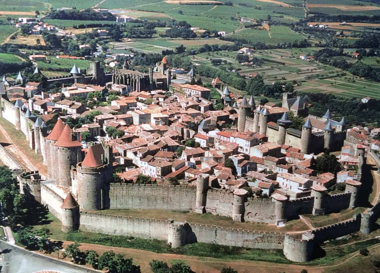 Carcassonne - aerial view
