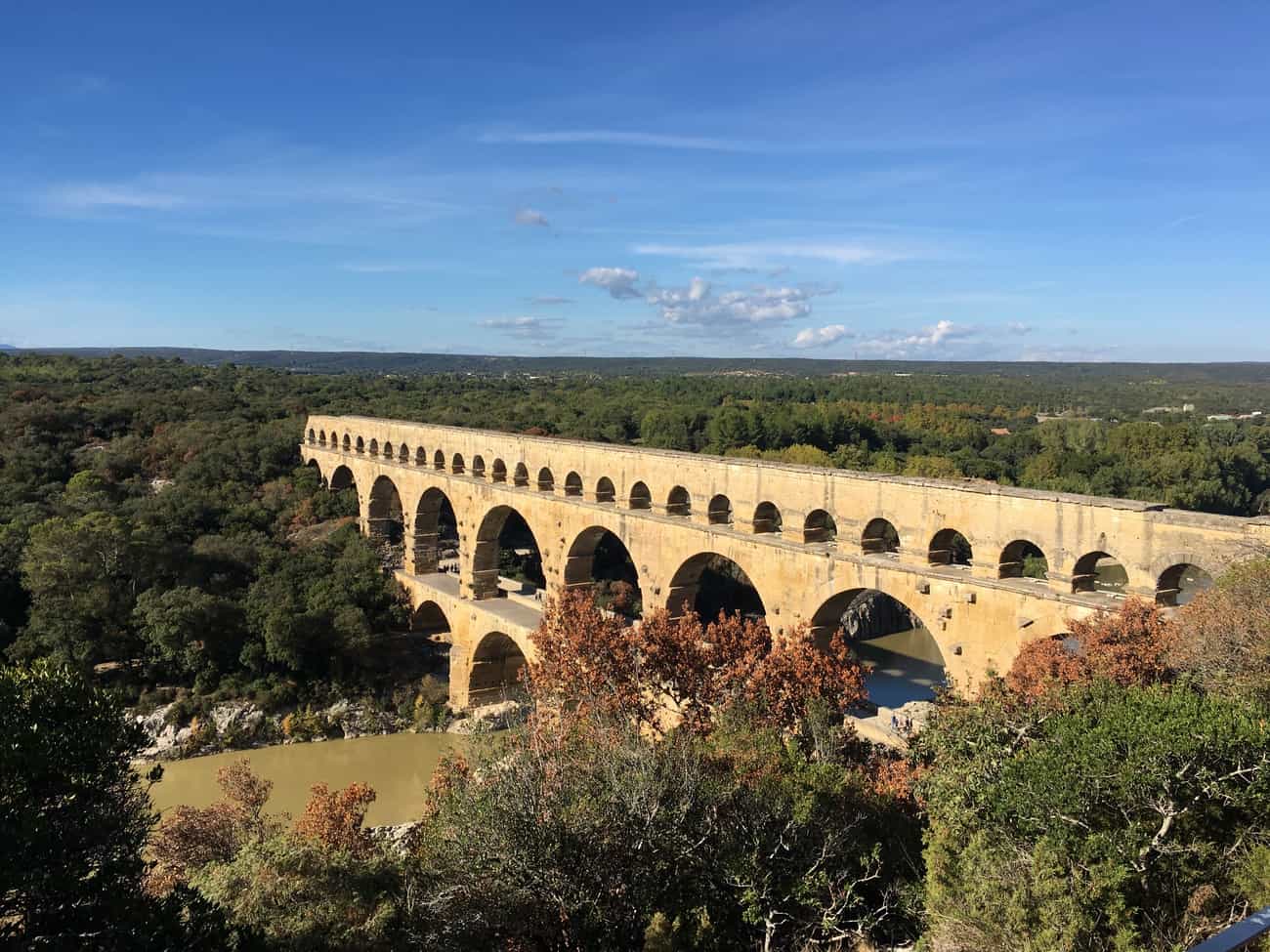 Pont du Gard - from above