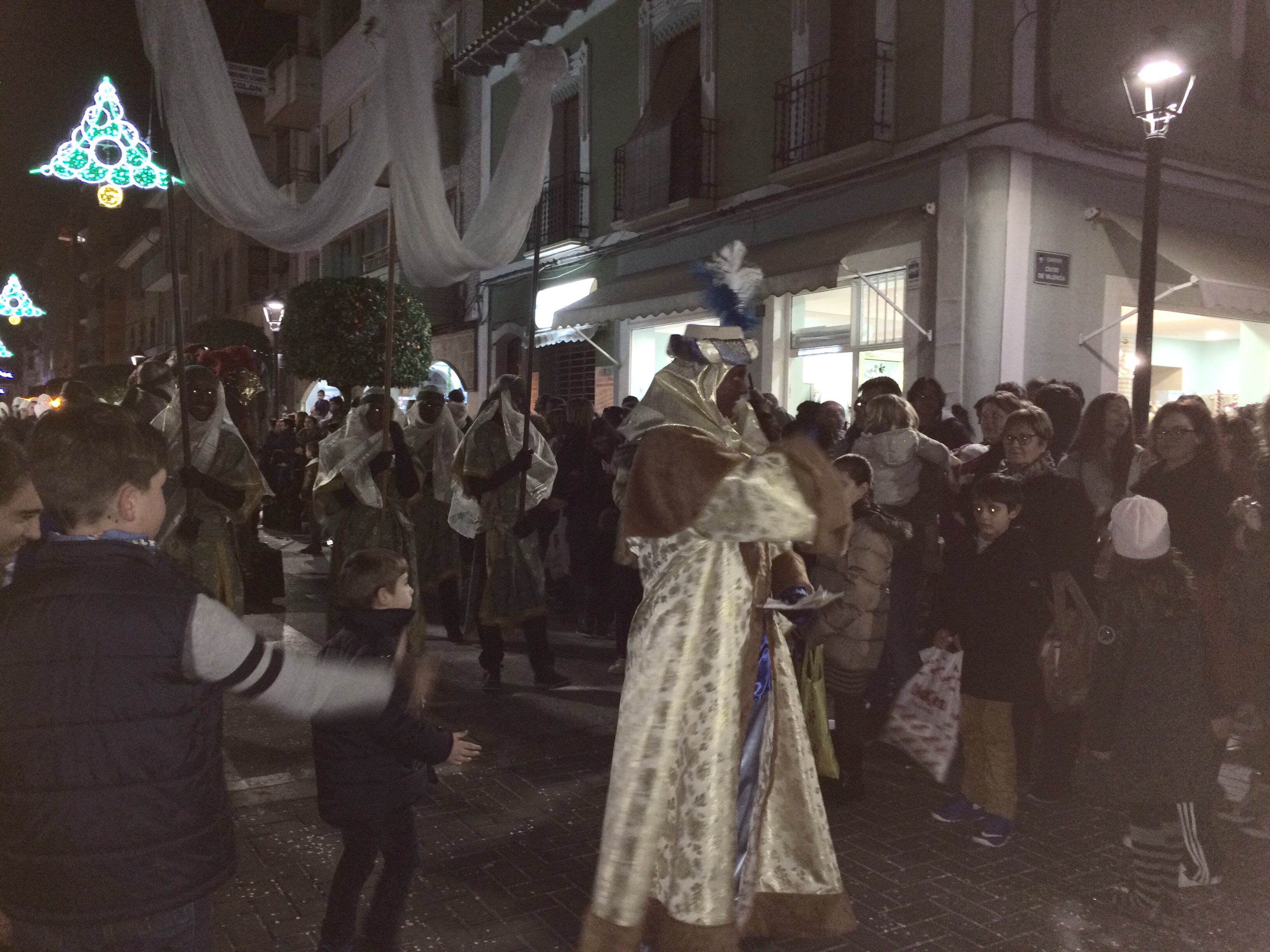 Three Kings parade - Vilajoysa Spain