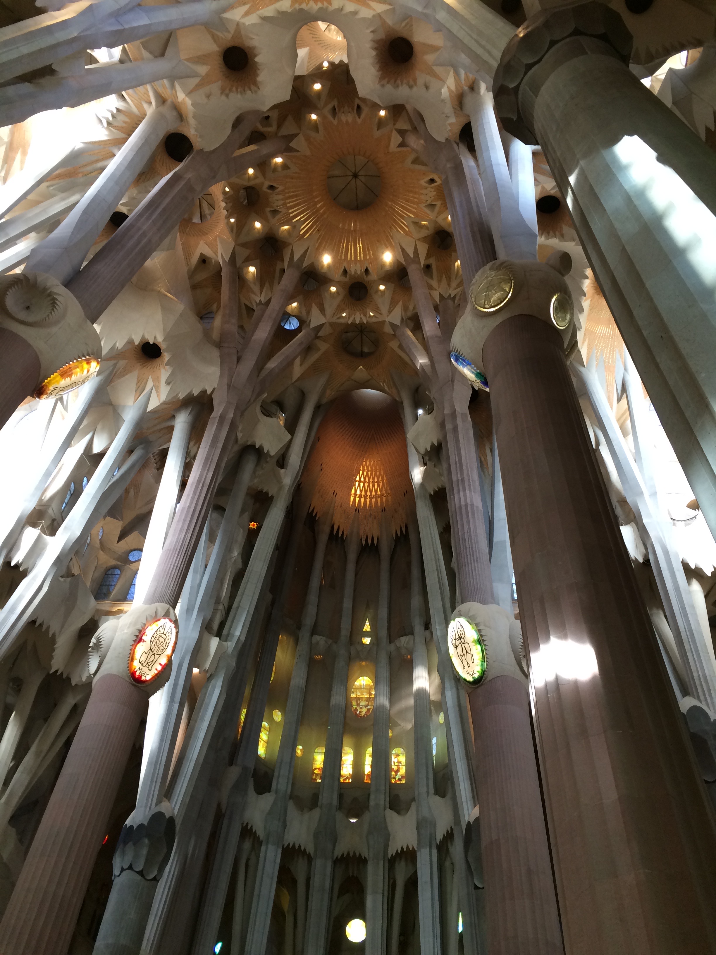 Barcelona - Sagrada Familia Ceiling main nave