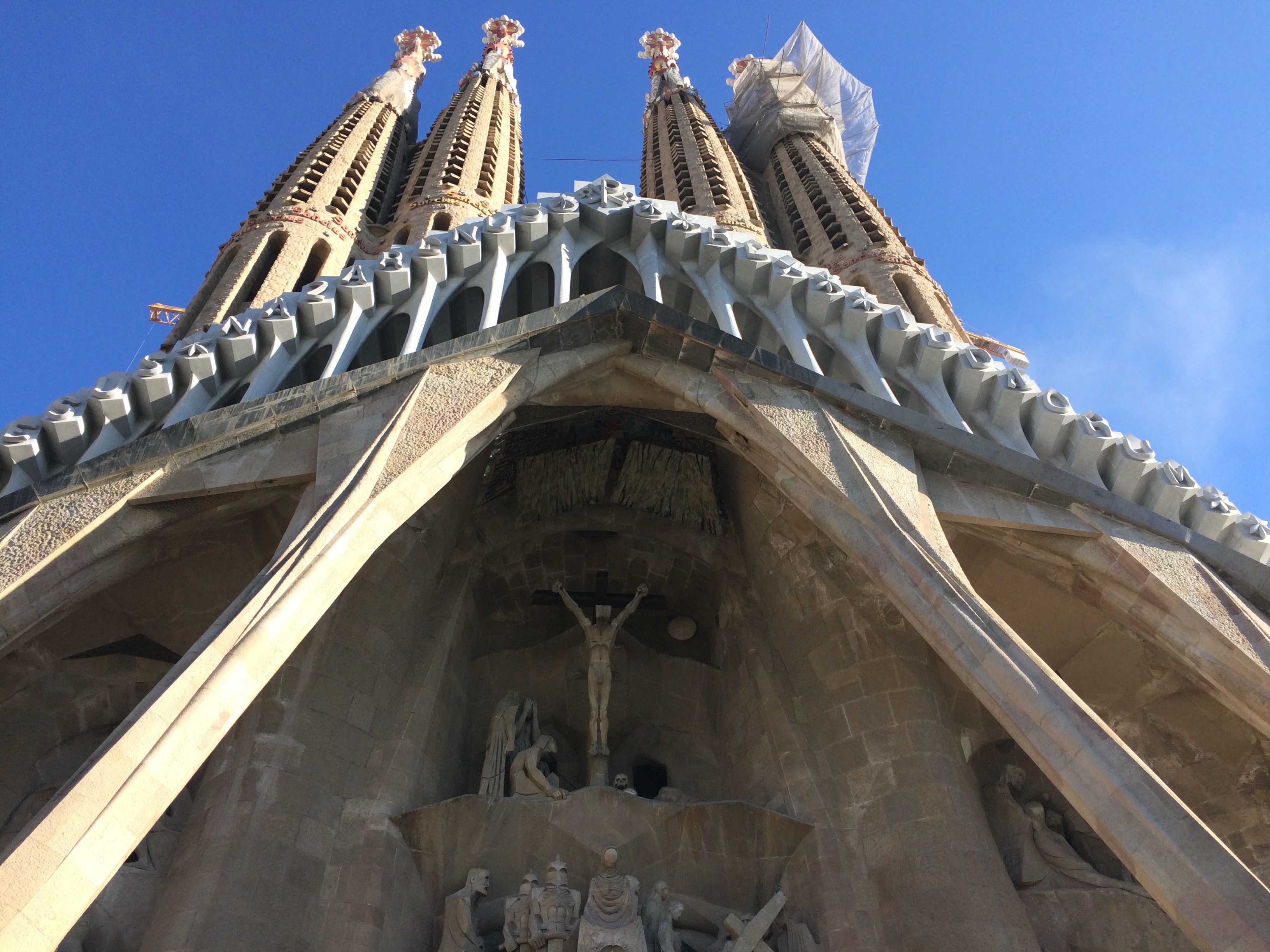 Barcelona - Sagrada Familia Passion facade