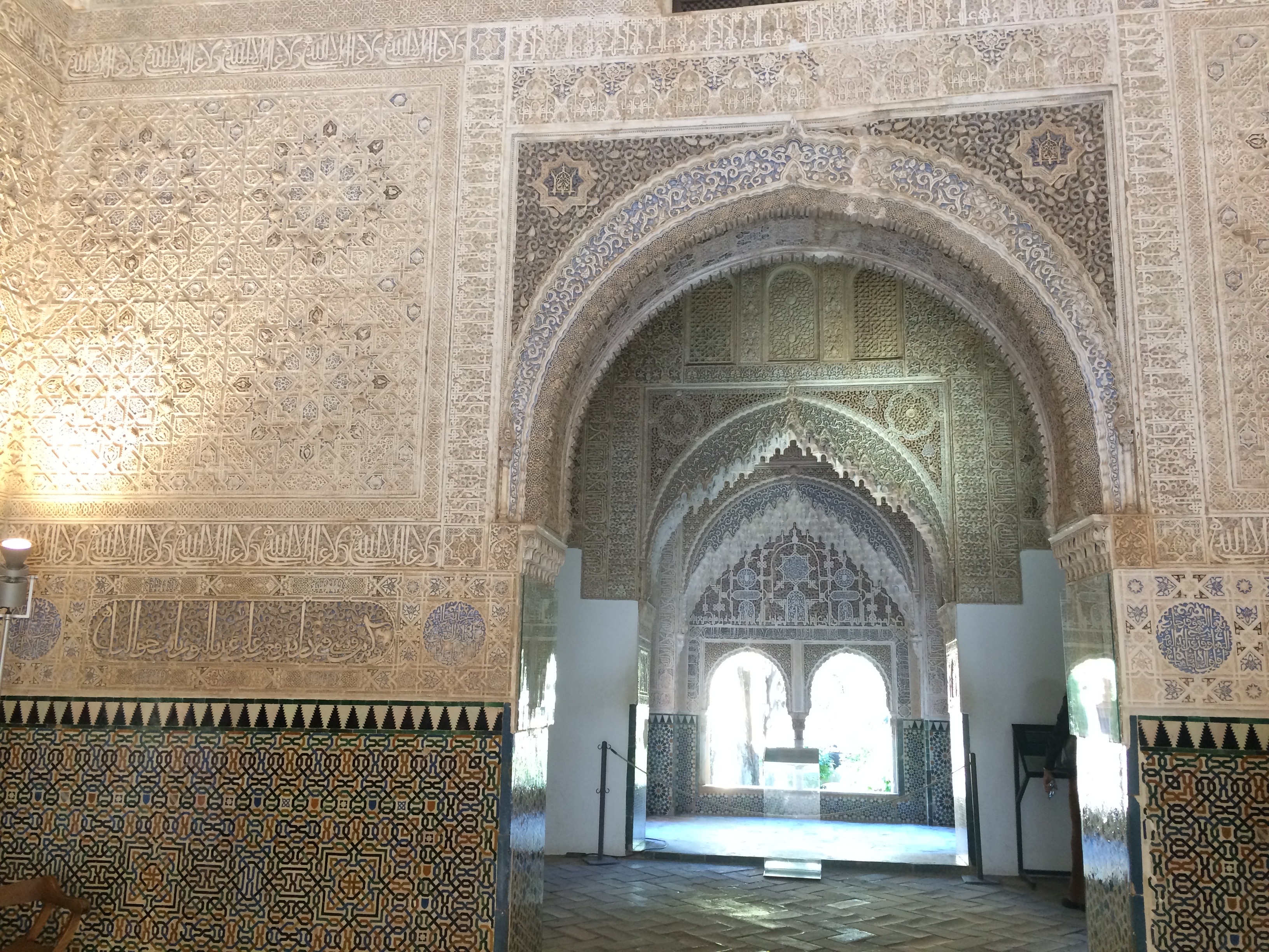 Alhambra Granada Spain - Nasrid Palaces arches