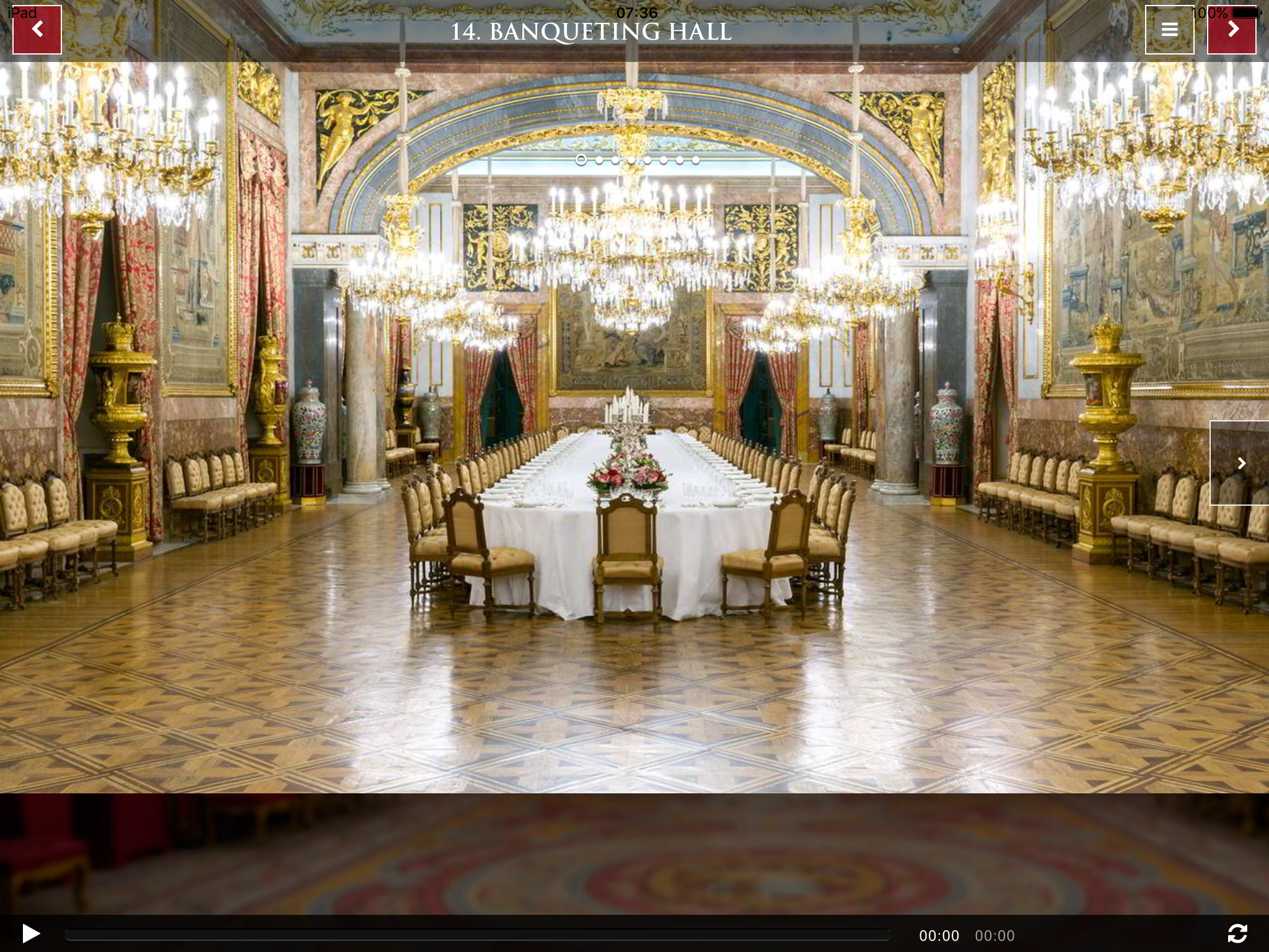 Madrid Royal Palace Banqueting Hall