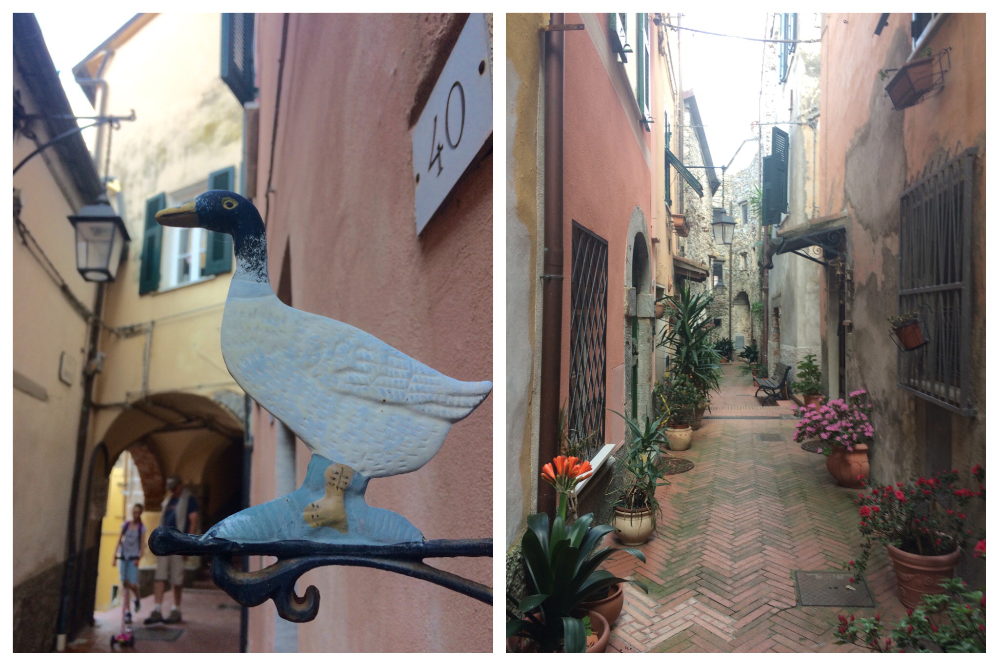 Liguria - Ameglia old town narrow streets
