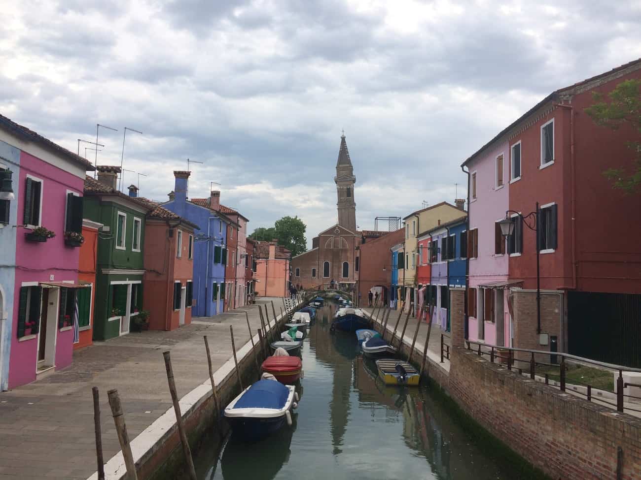Burano Colourful Streets and Leaning Towerr