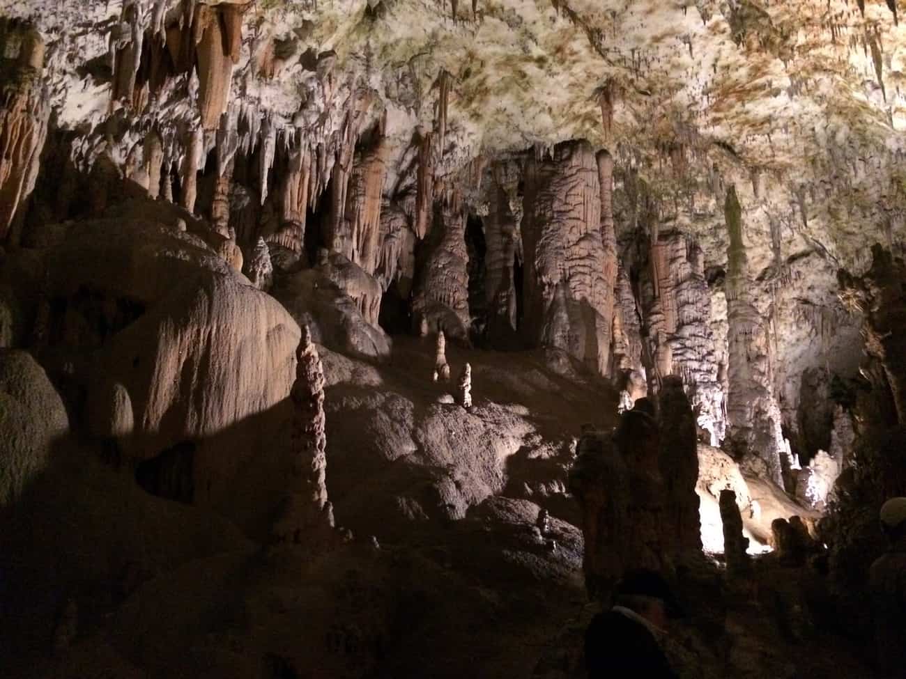 Slovenia Postojna Caves Stalactites Stalagmites