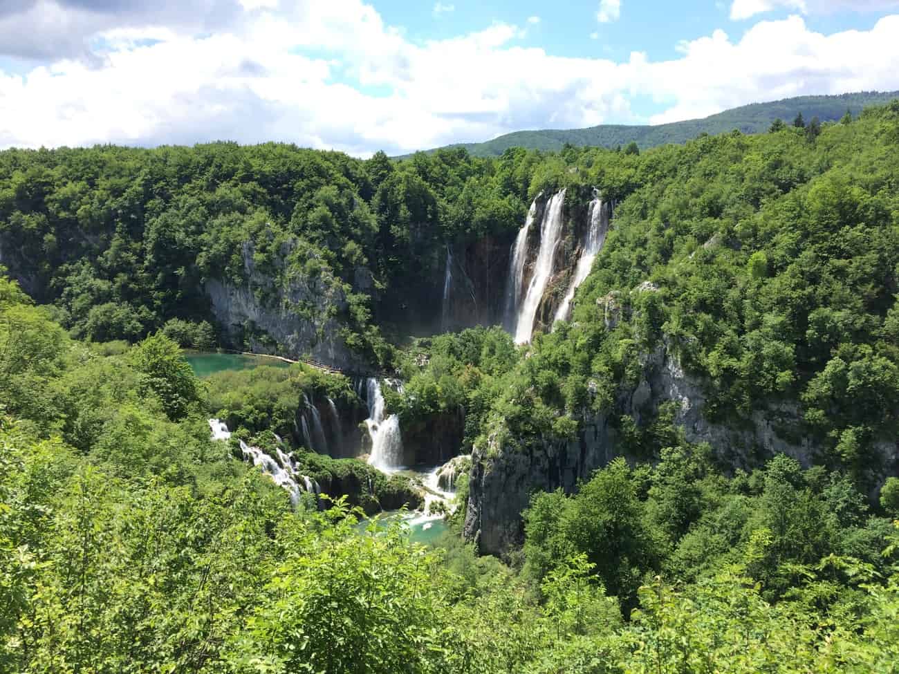 Croatia Plitviče Lakes Velika Slap Great Waterfall