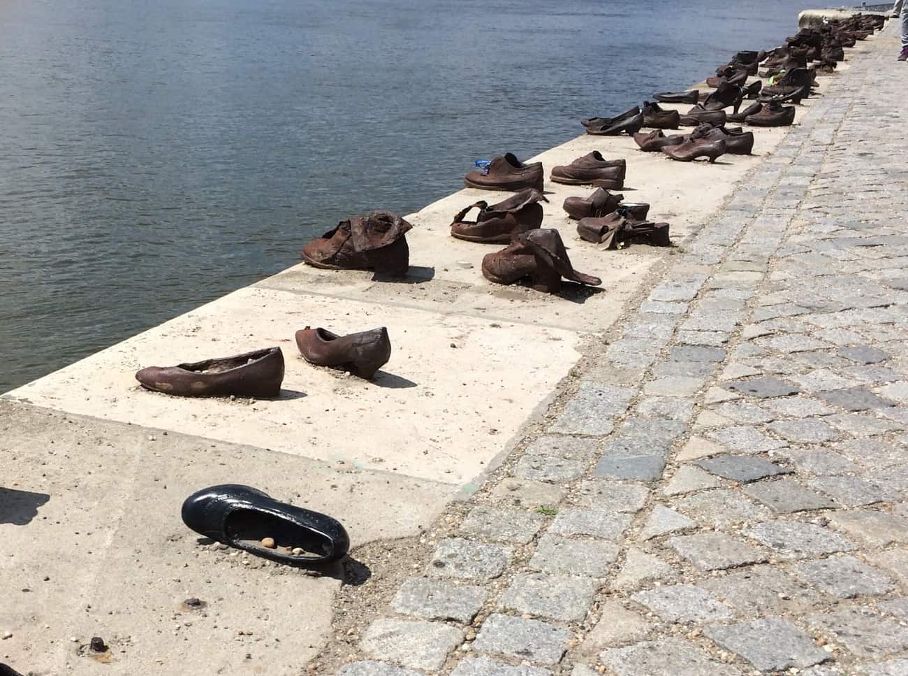 Hungary Budapest Shoes on the Danube Bank