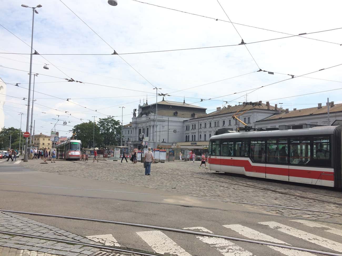 Czech Republic Brno Tram Interchange
